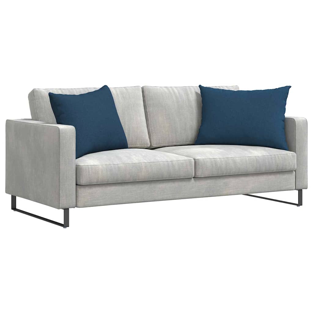 Sofakissen 2 stk. Stoff Blau 70 x 50 cm
