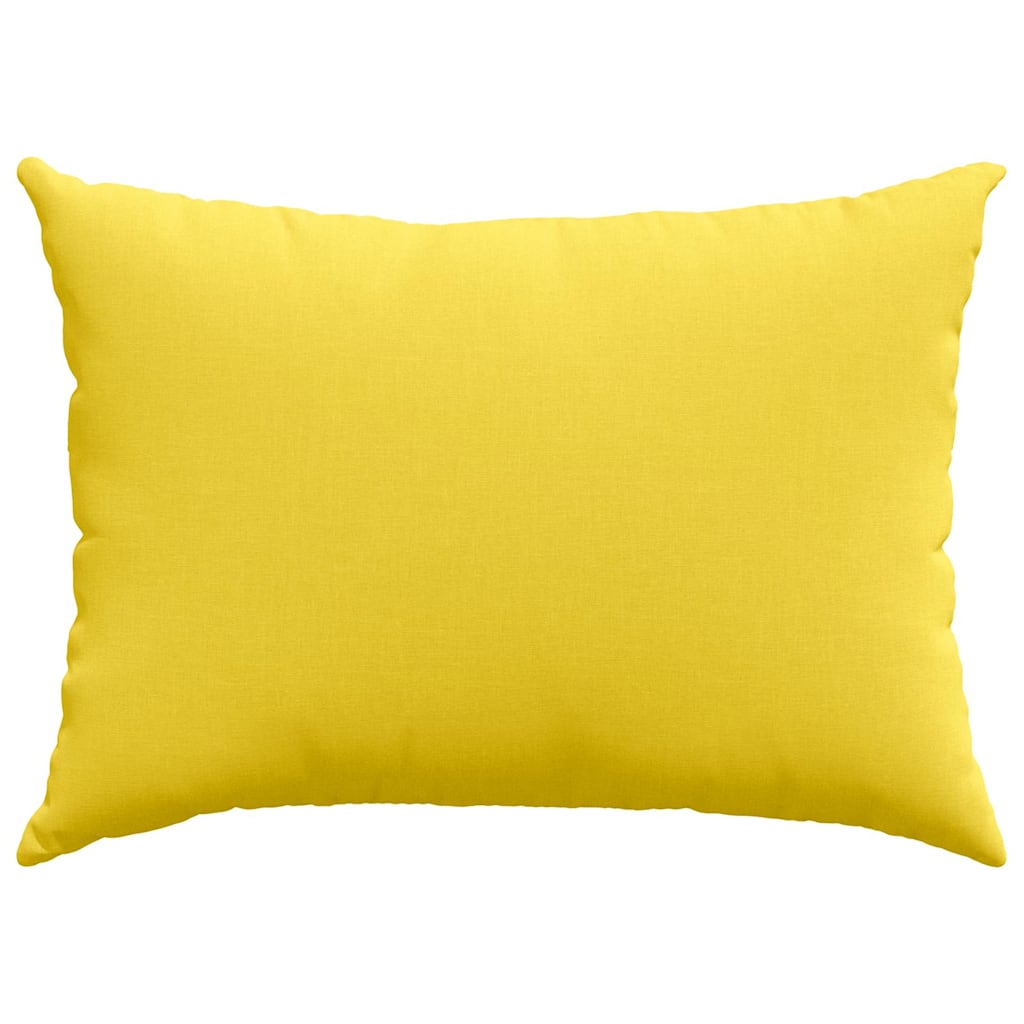 Sofakissen 2 stk. Stoff Helles Gelb 70 x 50 cm