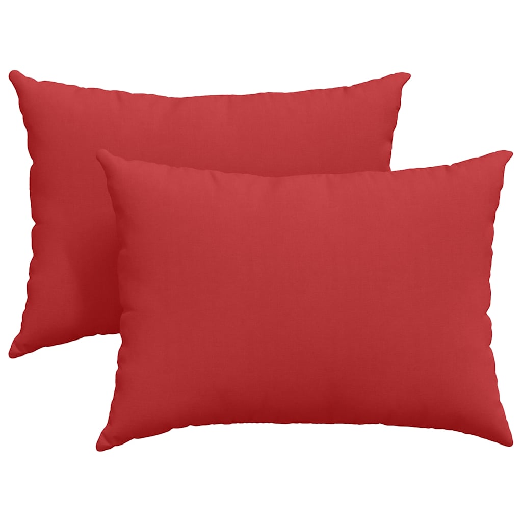 Sofakissen 2 stk. Stoff Rot 70 x 50 cm