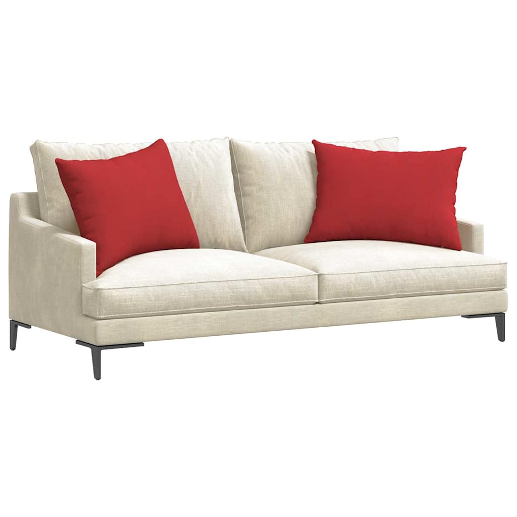 Sofakissen 2 stk. Stoff Rot 70 x 50 cm