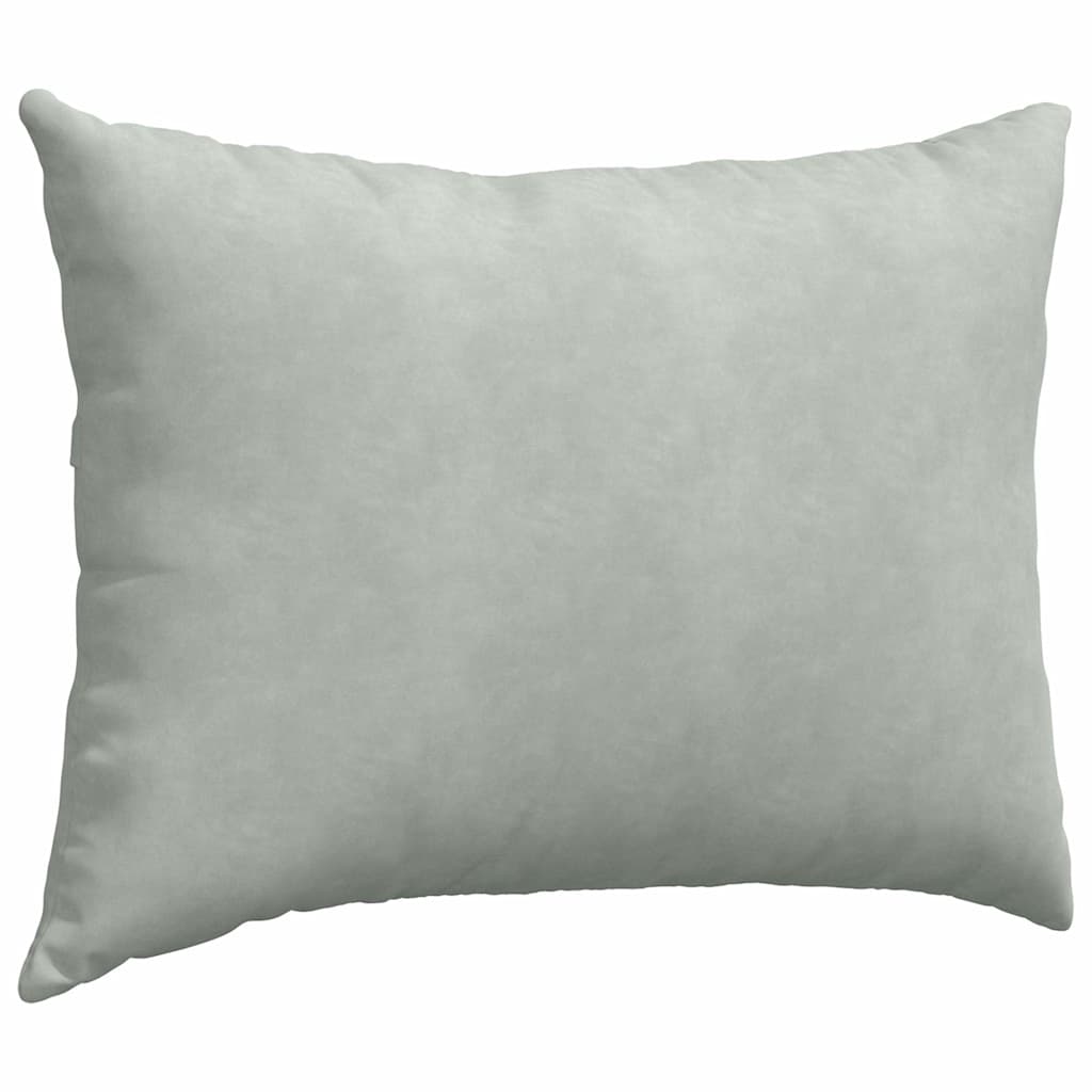 Sofakissen 2 pcs Hellgrau 70 x 50 cm Cordstoff