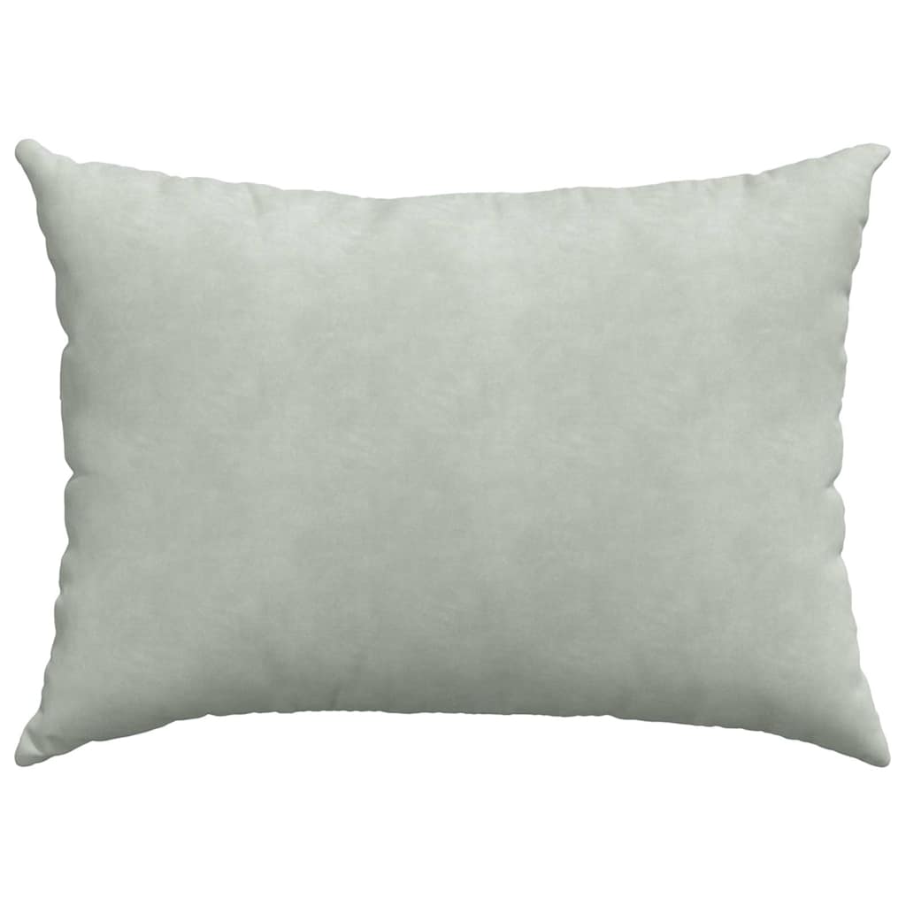 Sofakissen 2 pcs Hellgrau 70 x 50 cm Cordstoff