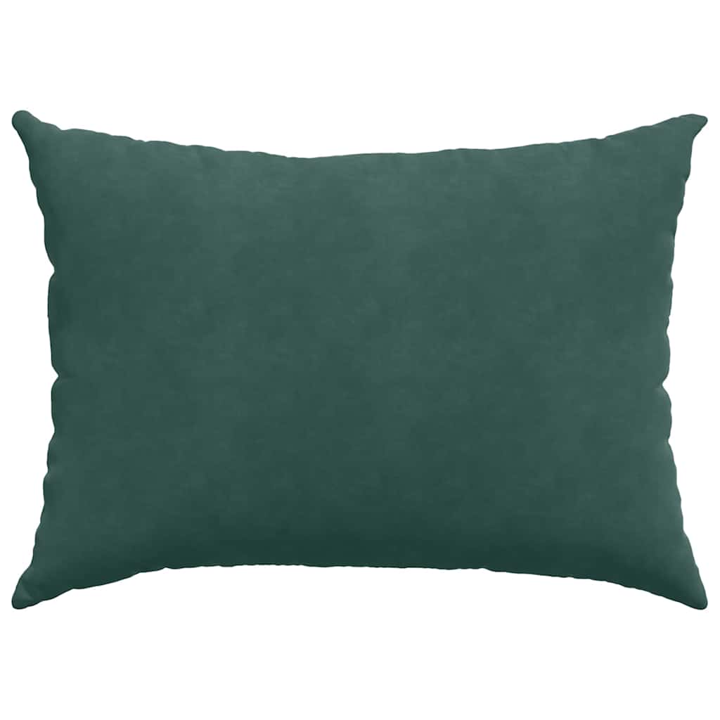 Sofakissen 2 pcs Dunkelgrün 70 x 50 cm Cordstoff