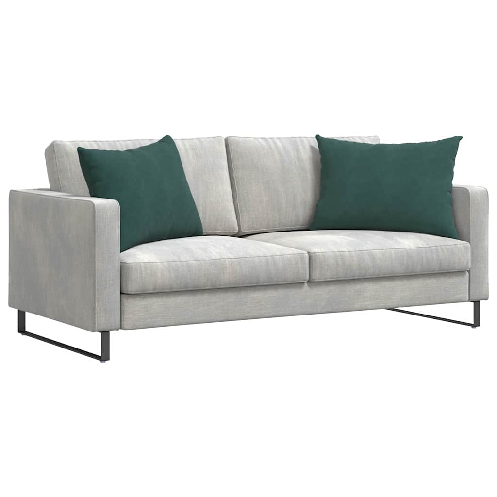 Sofakissen 2 pcs Dunkelgrün 70 x 50 cm Cordstoff