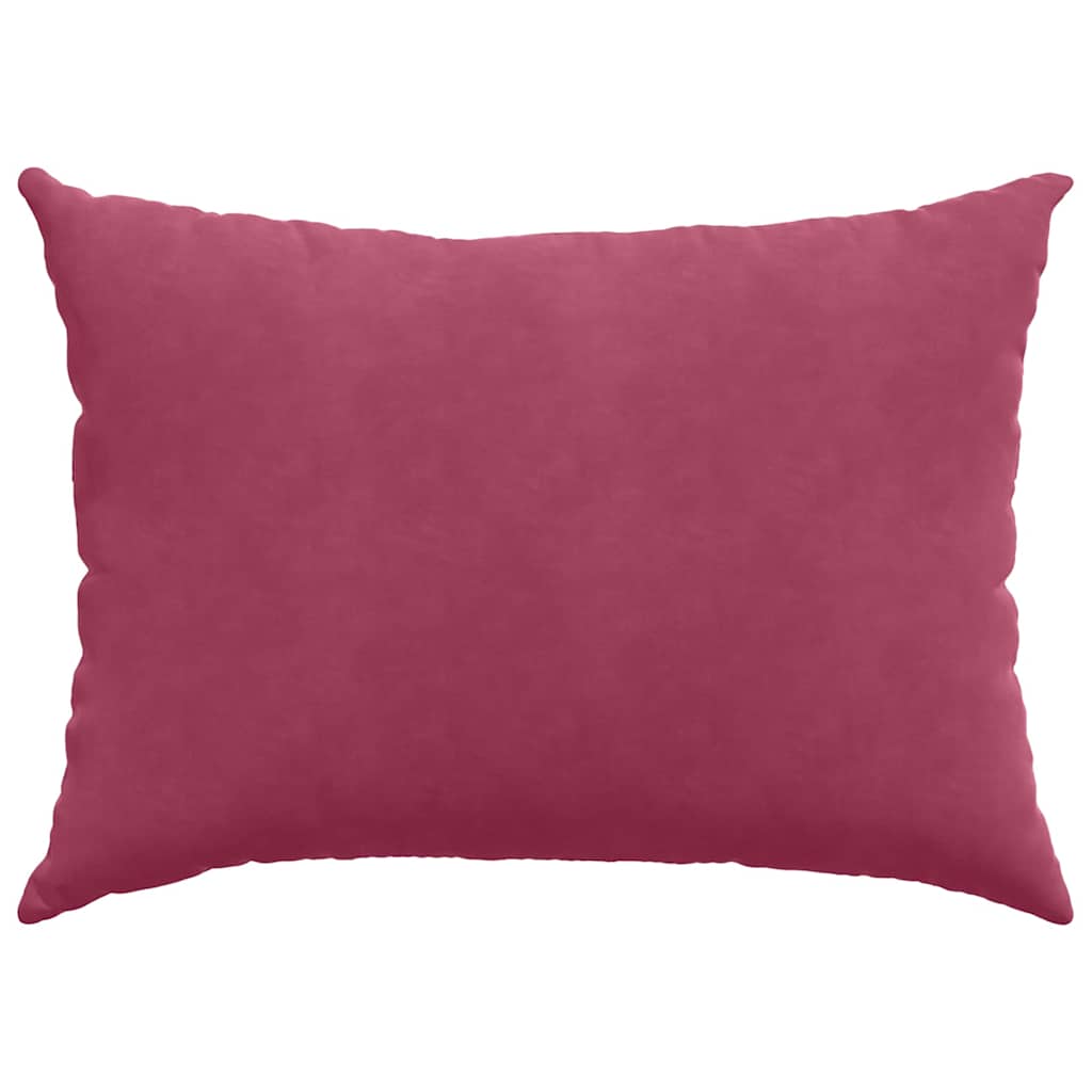 Sofakissen 2 pcs Weinrot 70 x 50 cm Cordstoff