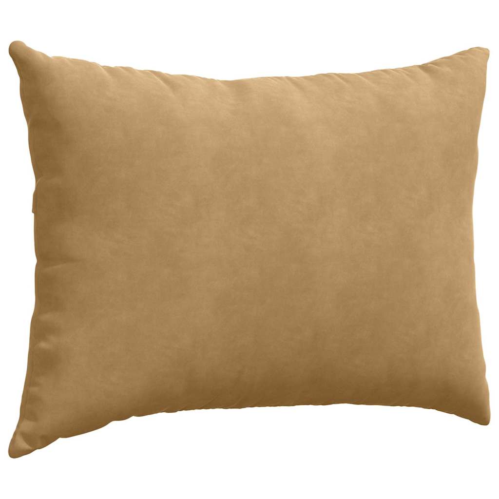 Sofakissen 2 pcs Braun 70 x 50 cm Cordstoff
