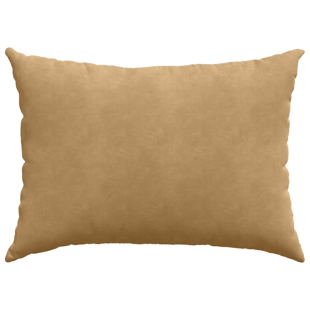 Sofakissen 2 pcs Braun 70 x 50 cm Cordstoff