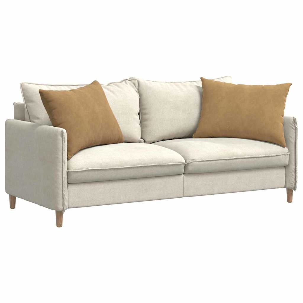 Sofakissen 2 pcs Braun 70 x 50 cm Cordstoff