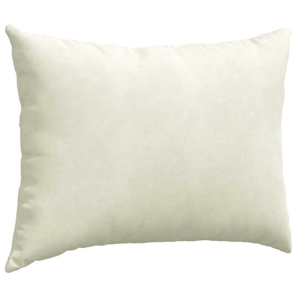 Sofakissen 2 pcs Creme 70 x 50 cm Cordstoff