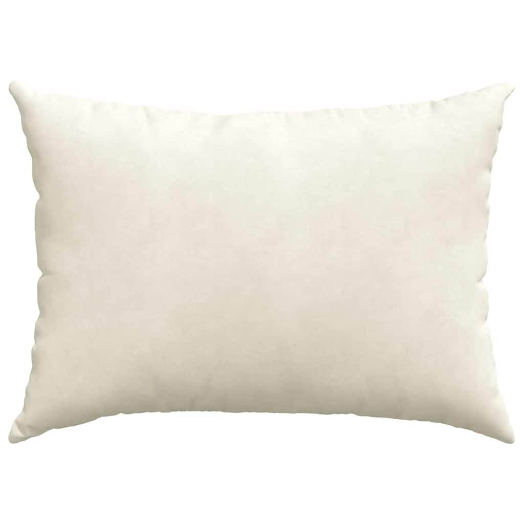 Sofakissen 2 pcs Creme 70 x 50 cm Cordstoff