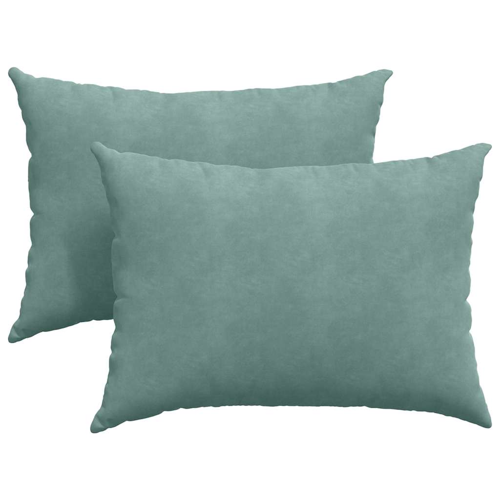Sofakissen 2 pcs Meergrün 70 x 50 cm Cordstoff
