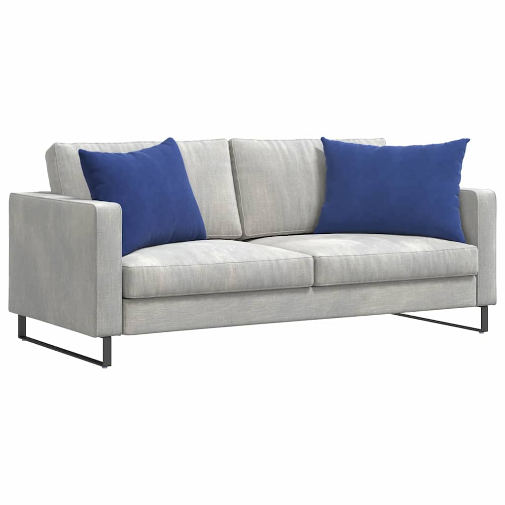 Sofakissen 2 pcs Polizeiblau 70 x 50 cm Cordstoff
