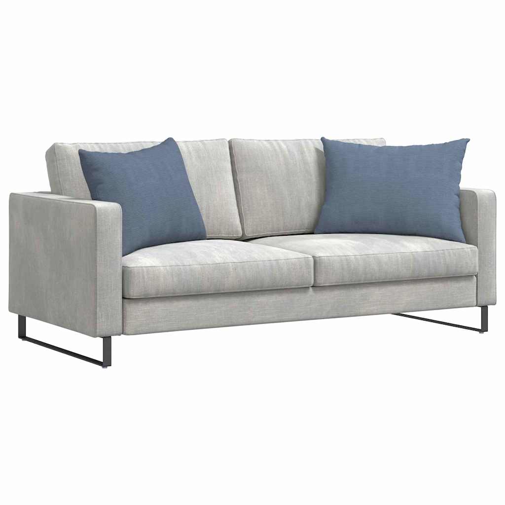 Sofakissen 2 pcs Blau 70 x 50 cm Cordstoff