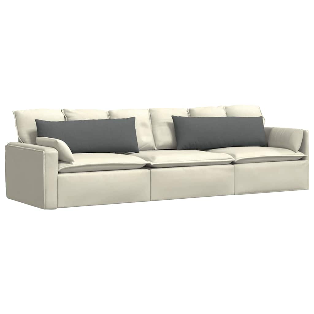 Sofakissen 2 stk. Stoff Dunkelgrau 120 x 40 cm