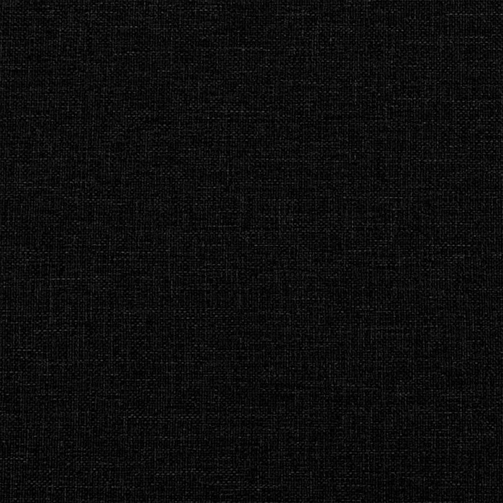 Sofakissen 2 stk. Stoff Schwarz 120 x 40 cm