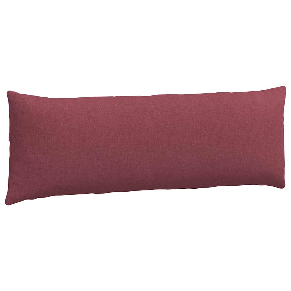 Sofakissen 2 stk. Stoff Weinrot 120 x 40 cm