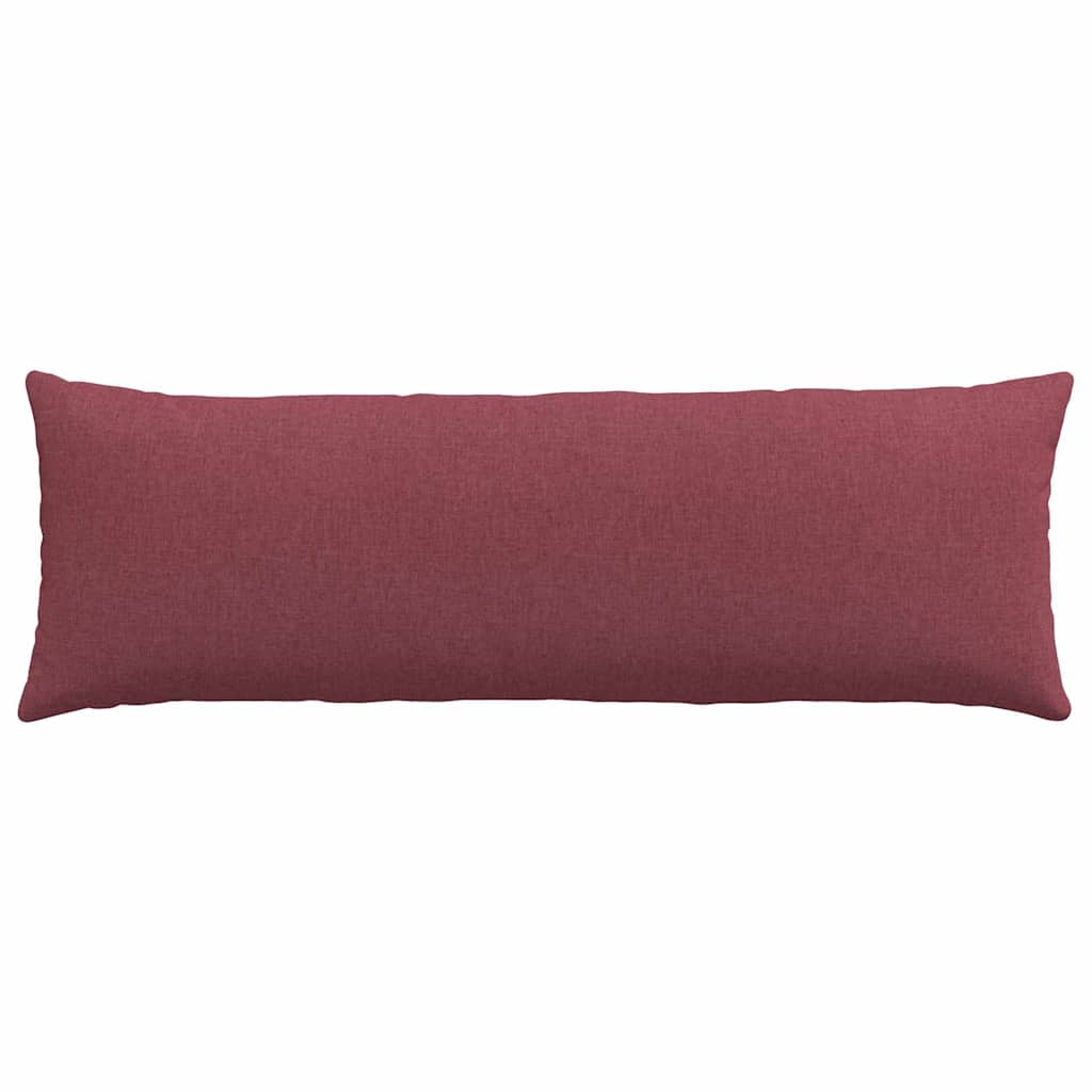 Sofakissen 2 stk. Stoff Weinrot 120 x 40 cm