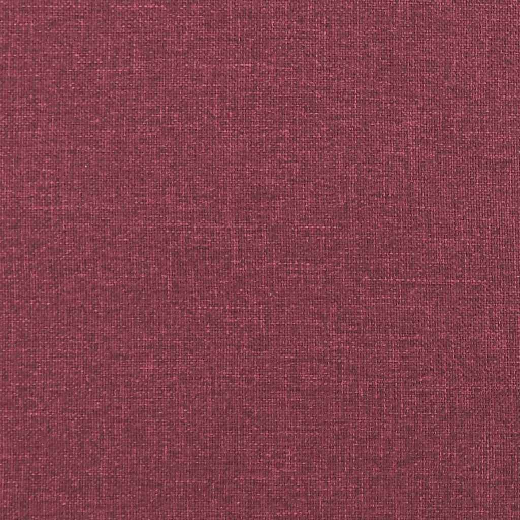 Sofakissen 2 stk. Stoff Weinrot 120 x 40 cm