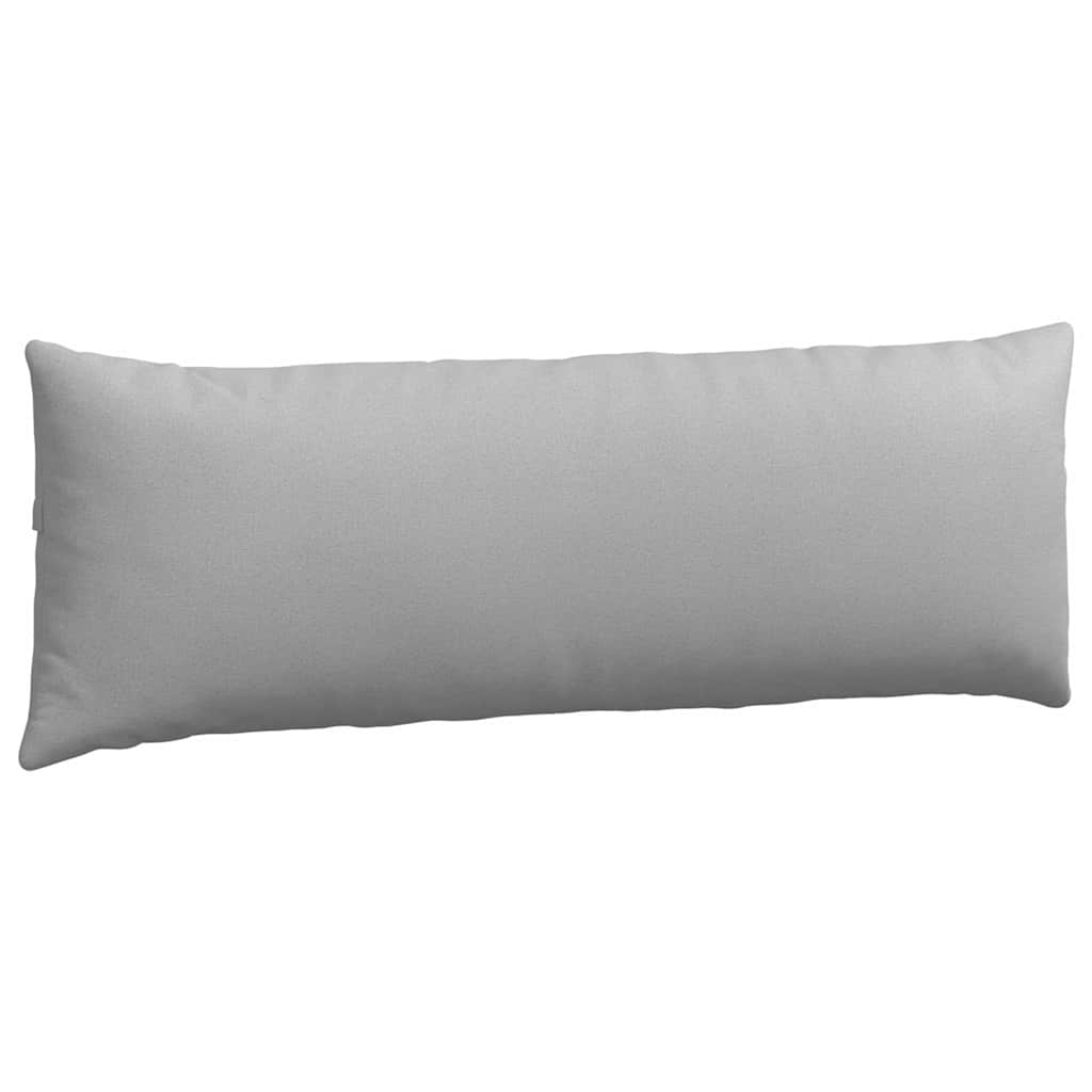Sofakissen 2 stk. Stoff Wolkengrau 120 x 40 cm