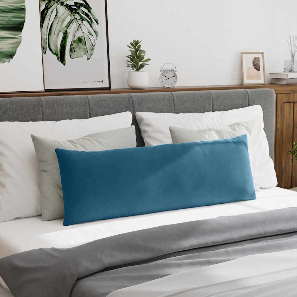 Sofakissen 2 pcs Blau 120 x 40 cm Cordstoff