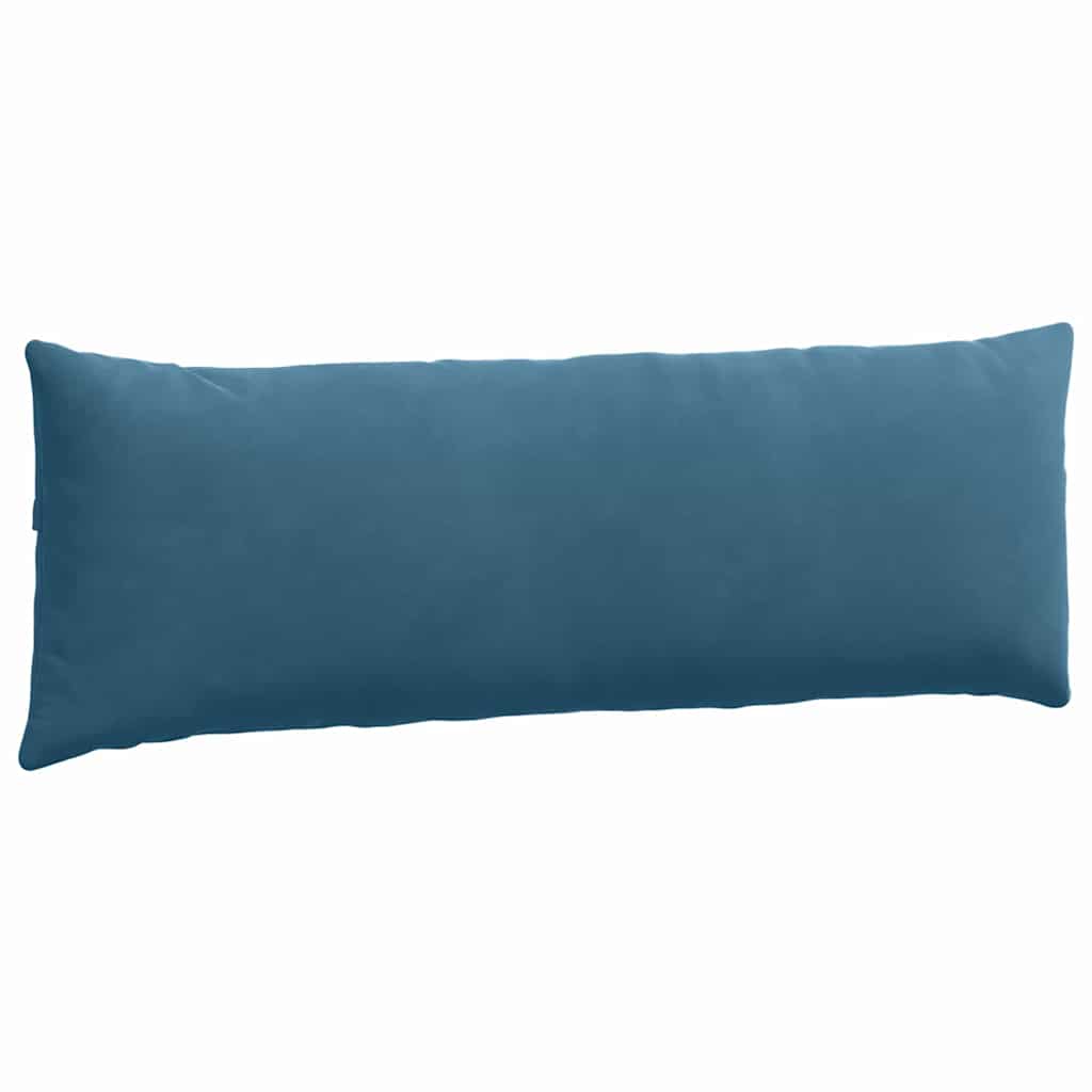 Sofakissen 2 pcs Blau 120 x 40 cm Cordstoff
