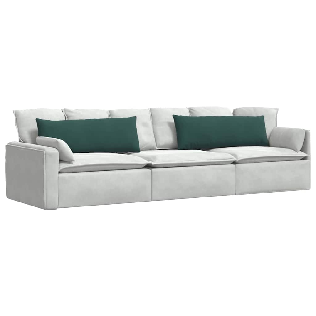Sofakissen 2 pcs Dunkelgrün 120 x 40 cm Cordstoff