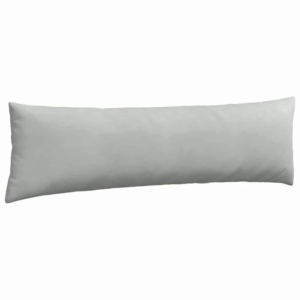 Sofakissen 2 pcs Hellgrau 145 x 40 cm Cordstoff