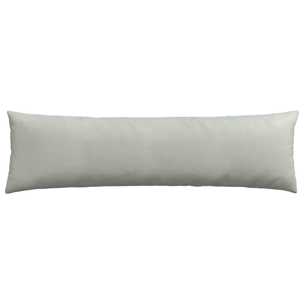 Sofakissen 2 pcs Hellgrau 145 x 40 cm Cordstoff