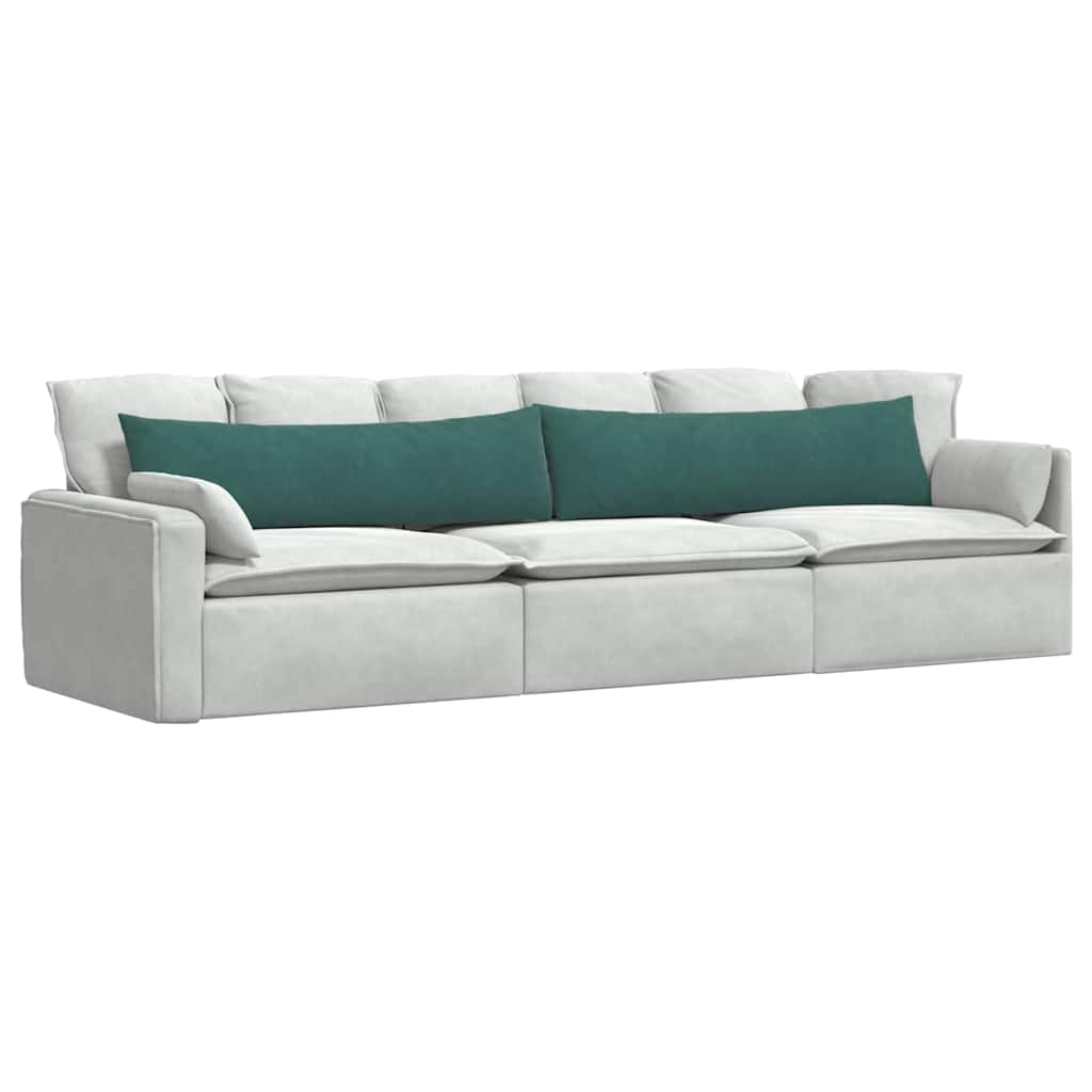 Sofakissen 2 pcs Dunkelgrün 145 x 40 cm Cordstoff