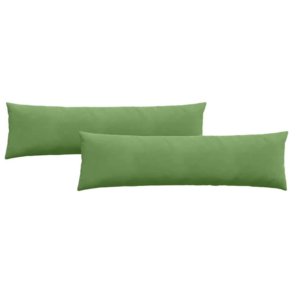 Sofakissen 2 pcs Hellgrün 145 x 40 cm Cordstoff