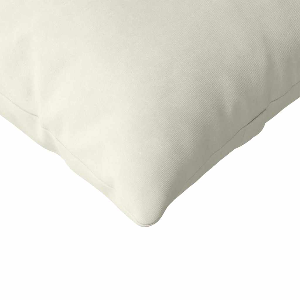 Sofakissen 2 pcs Creme 145 x 40 cm Cordstoff