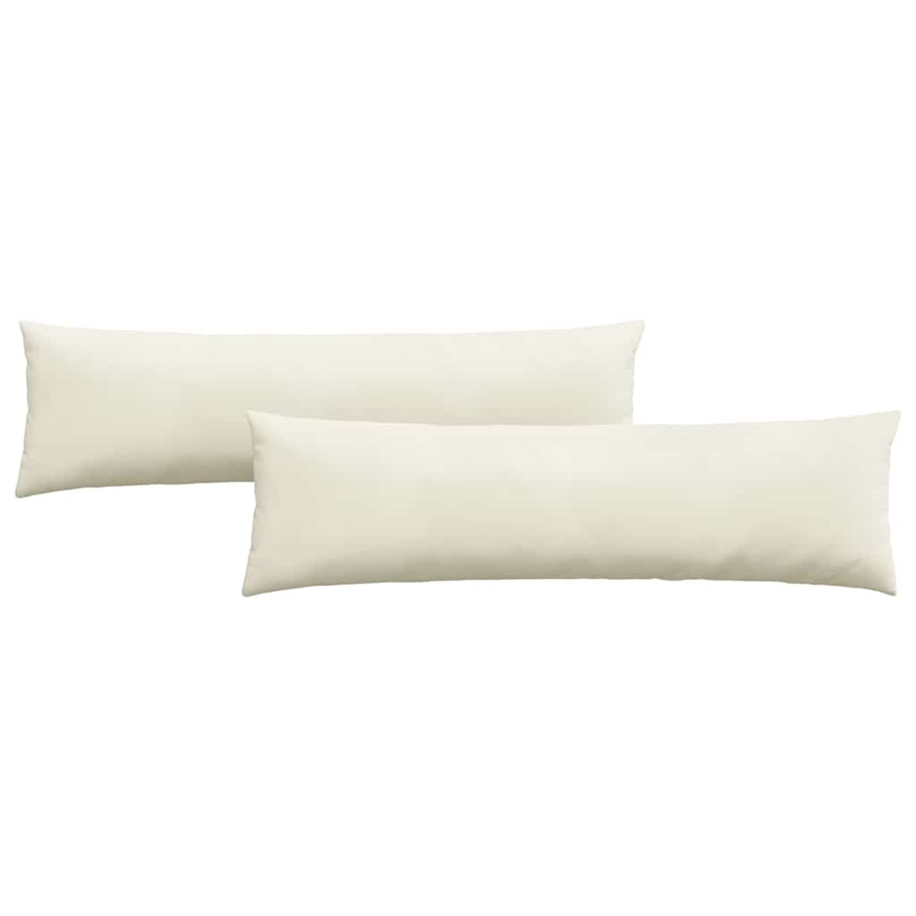 Sofakissen 2 pcs Creme 145 x 40 cm Cordstoff