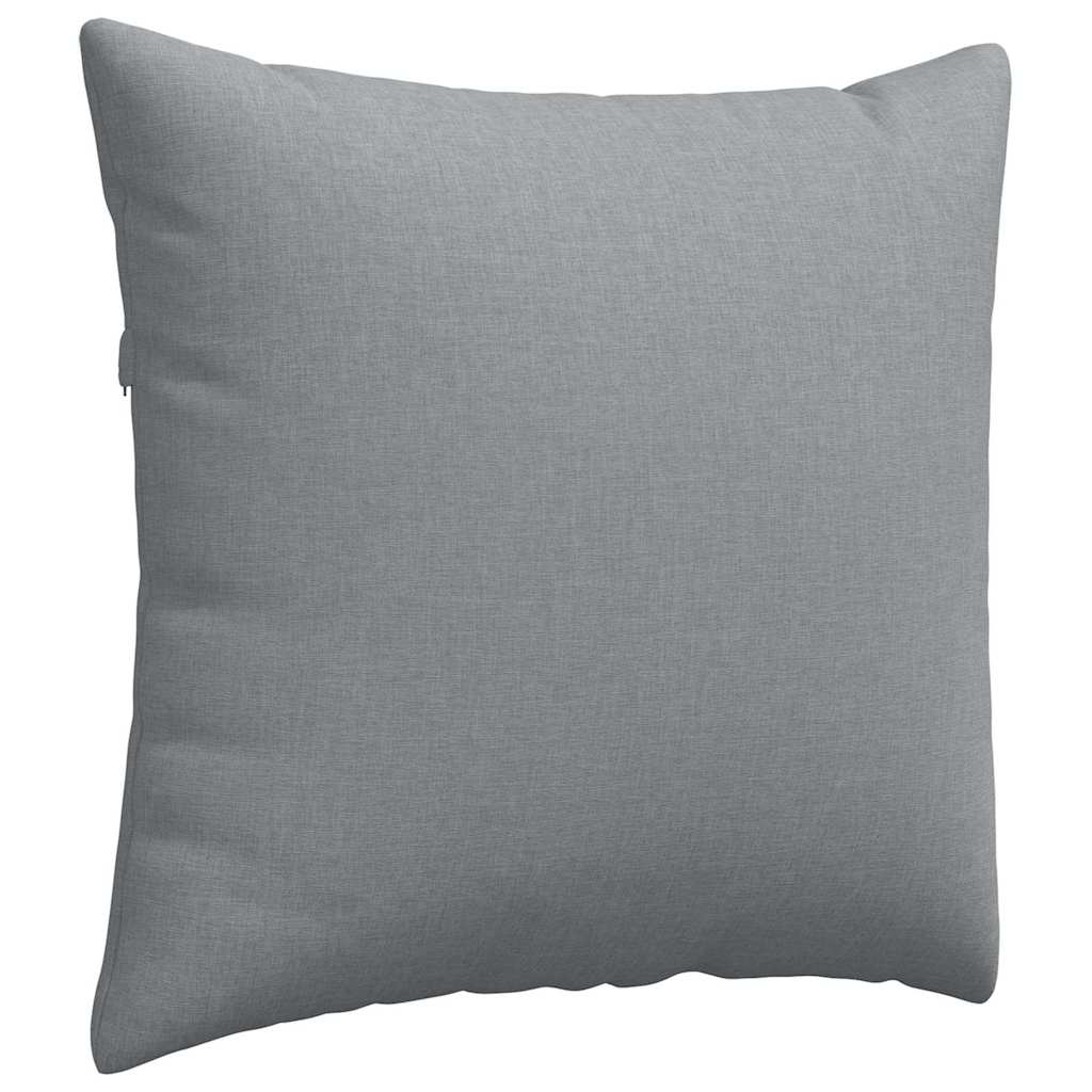 Sofakissen 2 stk. Stoff Hellgrau 45 x 45 cm