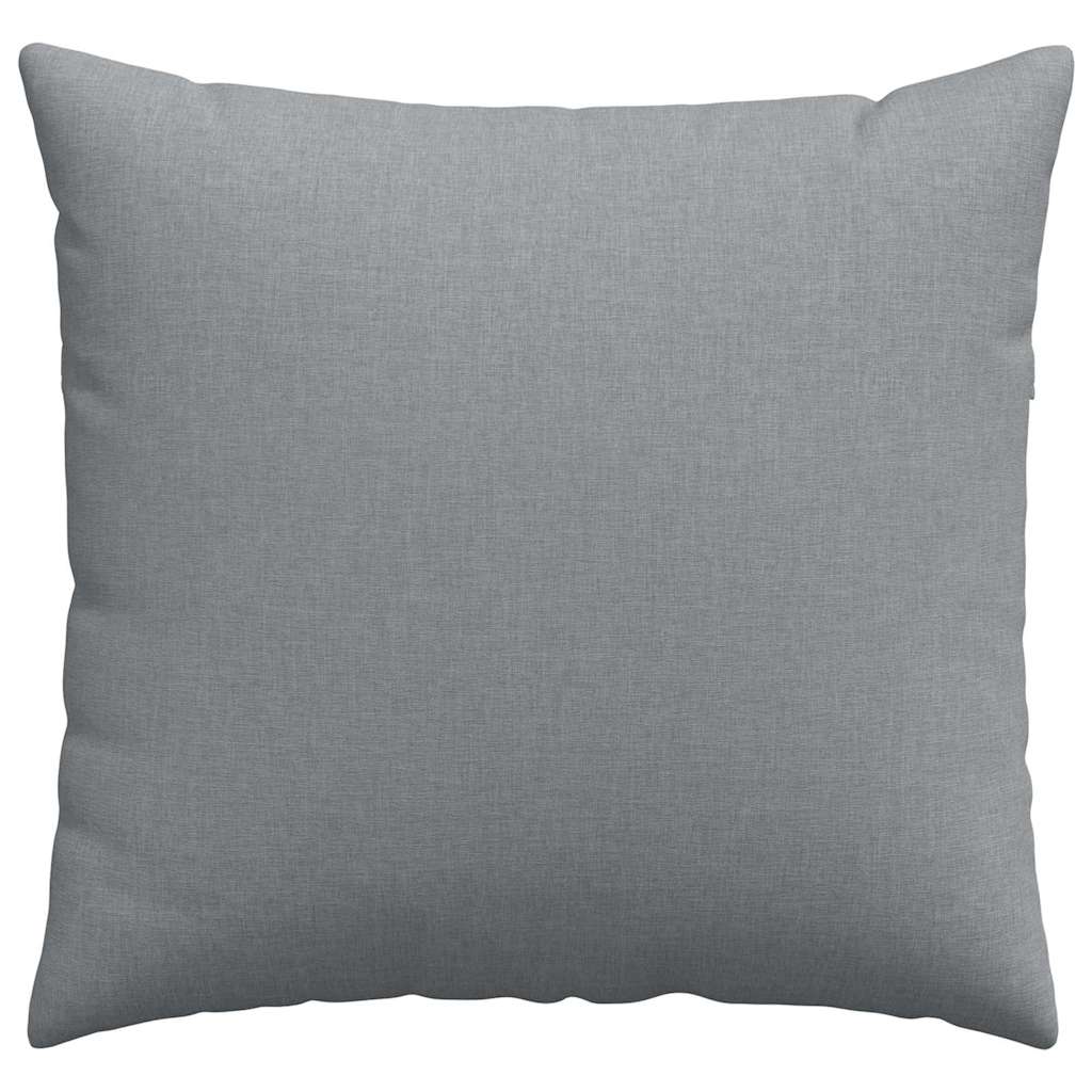 Sofakissen 2 stk. Stoff Hellgrau 45 x 45 cm