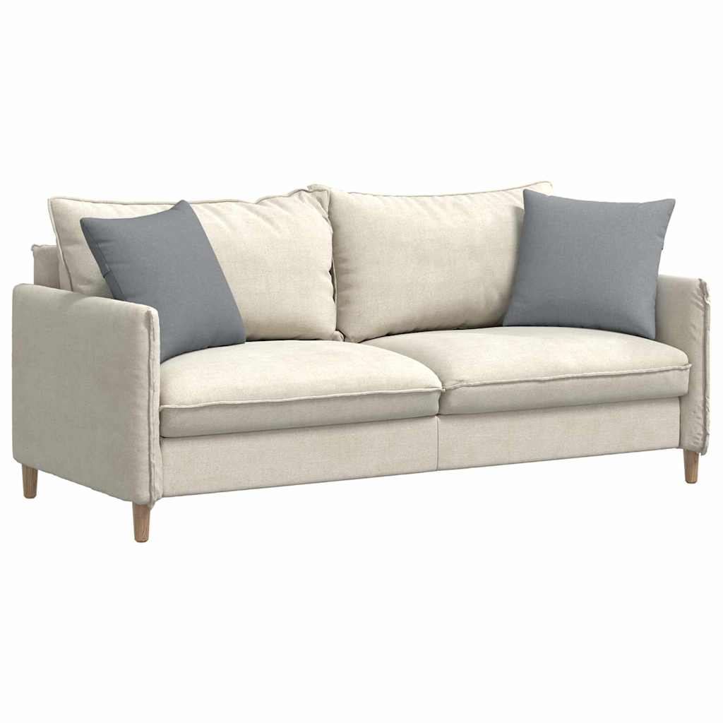 Sofakissen 2 stk. Stoff Hellgrau 45 x 45 cm