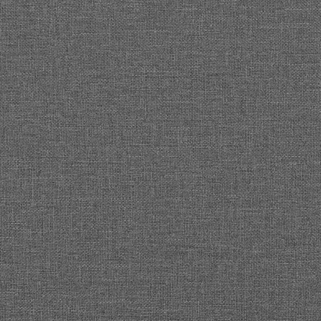 Sofakissen 2 stk. Stoff Dunkelgrau 45 x 45 cm
