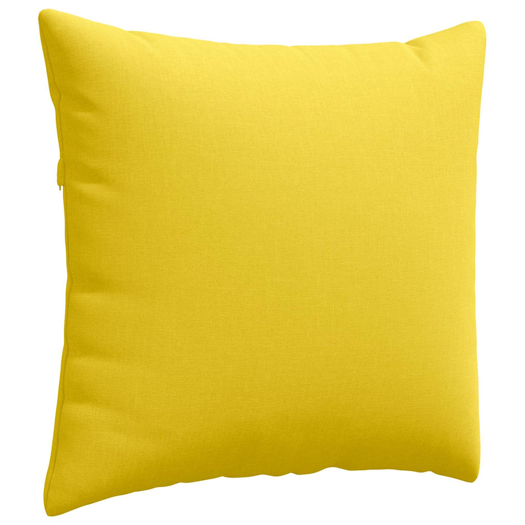 Sofakissen 2 stk. Stoff Helles Gelb 45 x 45 cm