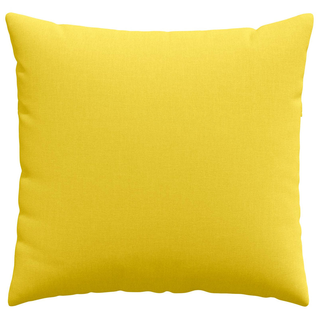 Sofakissen 2 stk. Stoff Helles Gelb 45 x 45 cm