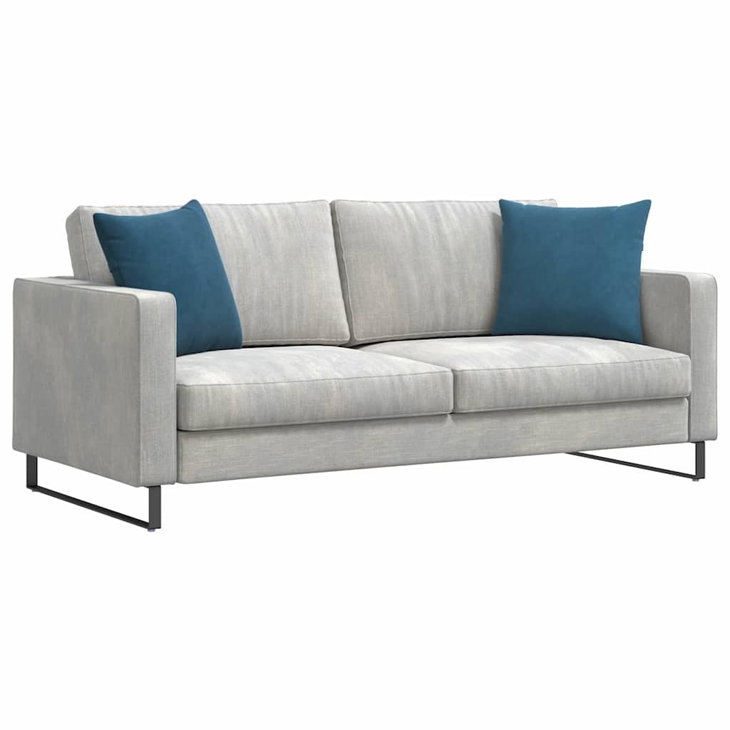 Sofakissen 2 pcs Blau 45 x 45 cm Cordstoff