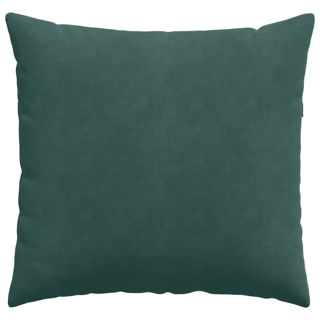 Sofakissen 2 pcs Dunkelgrün 45 x 45 cm Cordstoff