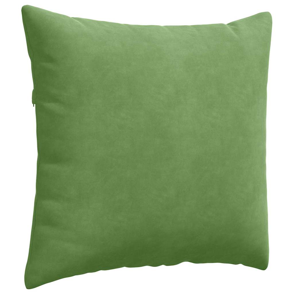 Sofakissen 2 pcs Hellgrün 45 x 45 cm Cordstoff