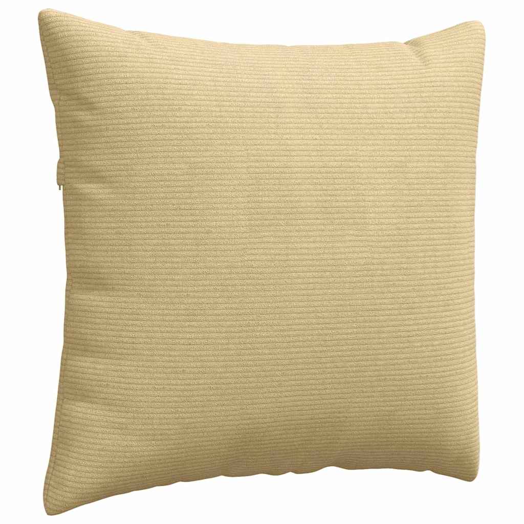 Sofakissen 2 pcs Grau-Grün 45 x 45 cm Cordstoff