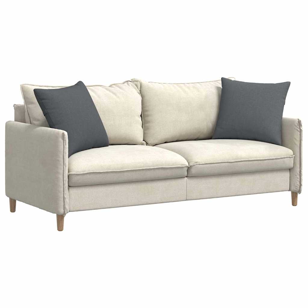 Sofakissen 2 stk. Stoff Dunkelgrau 50 x 50 cm