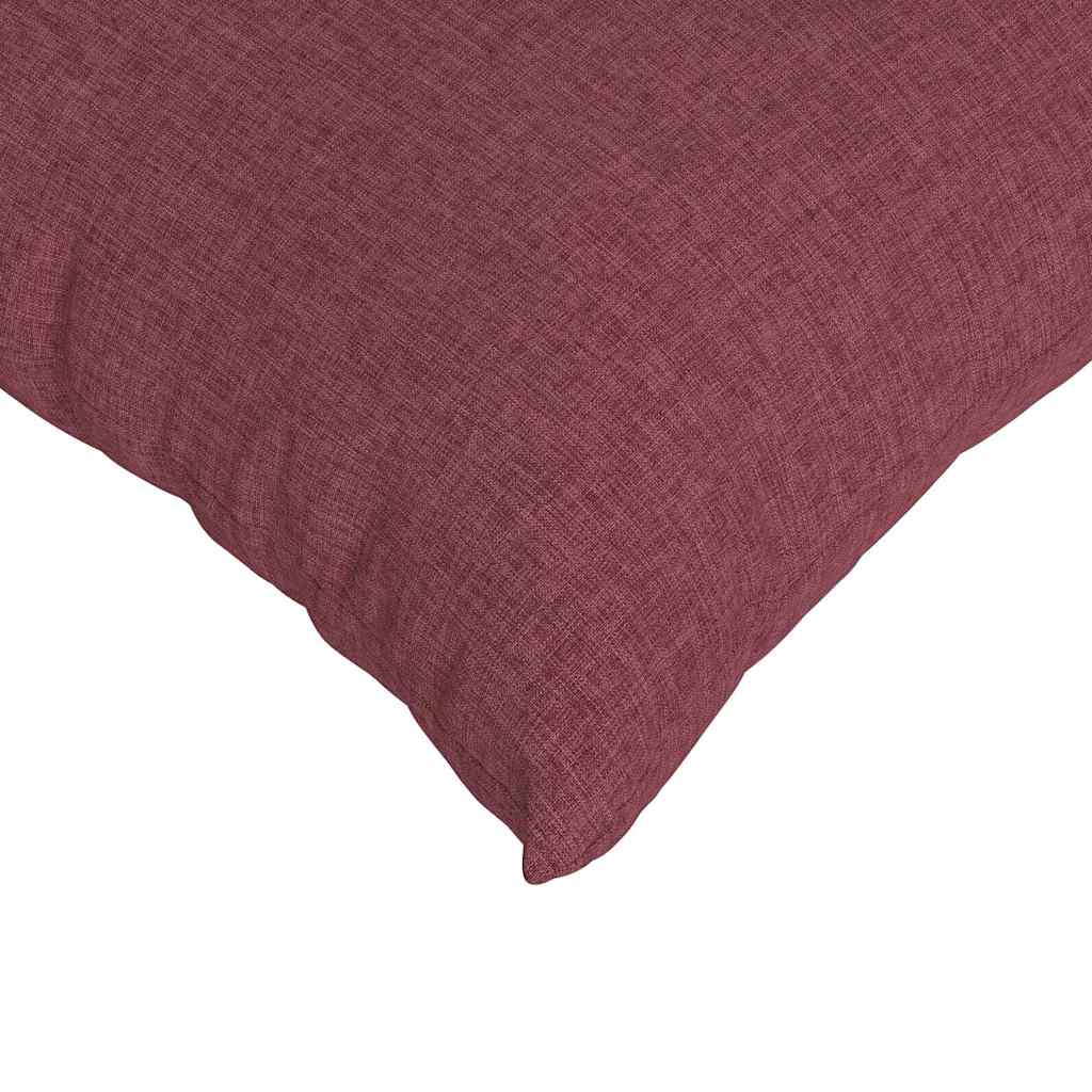 Sofakissen 2 stk. Stoff Weinrot 50 x 50 cm