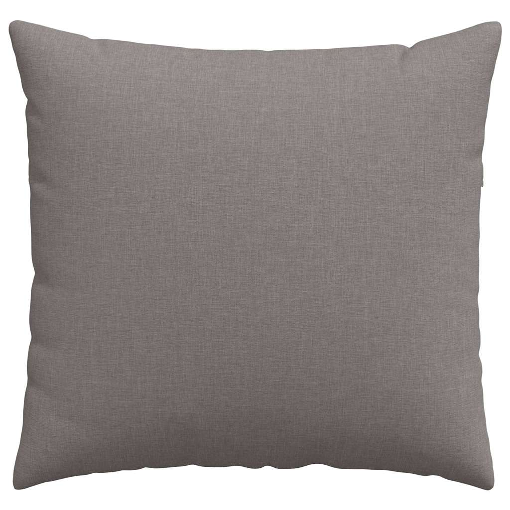 Sofakissen 2 stk. Stoff Taupe 50 x 50 cm