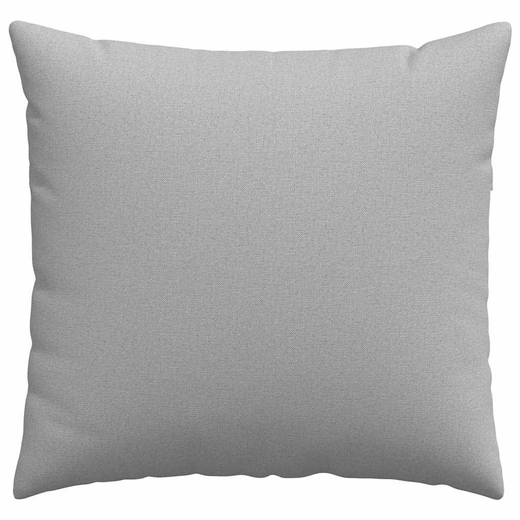 Sofakissen 2 stk. Stoff Wolkengrau 50 x 50 cm