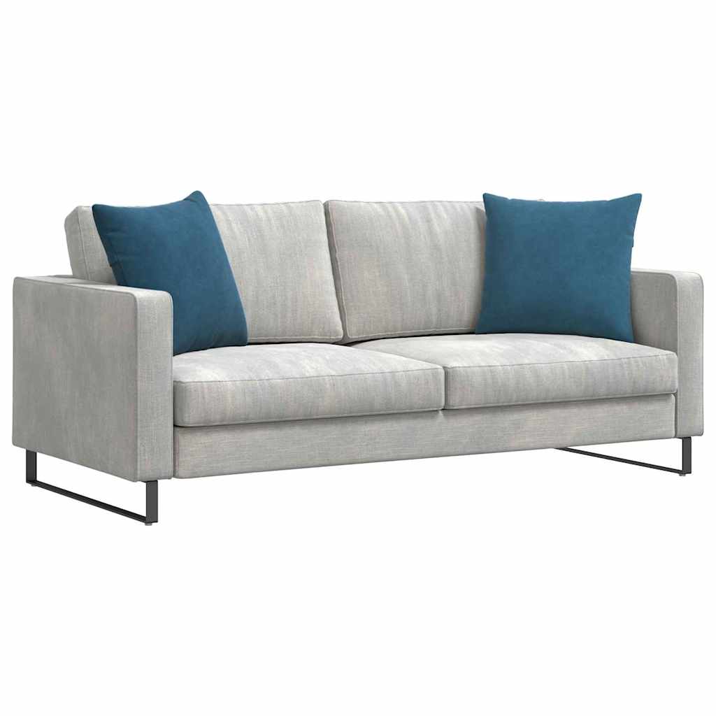 Sofakissen 2 pcs Blau 50 x 50 cm Cordstoff