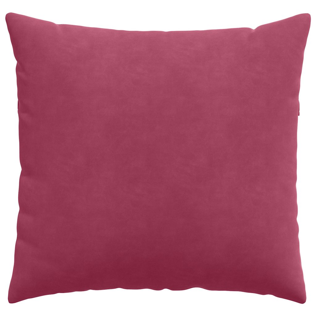 Sofakissen 2 pcs Weinrot 50 x 50 cm Cordstoff