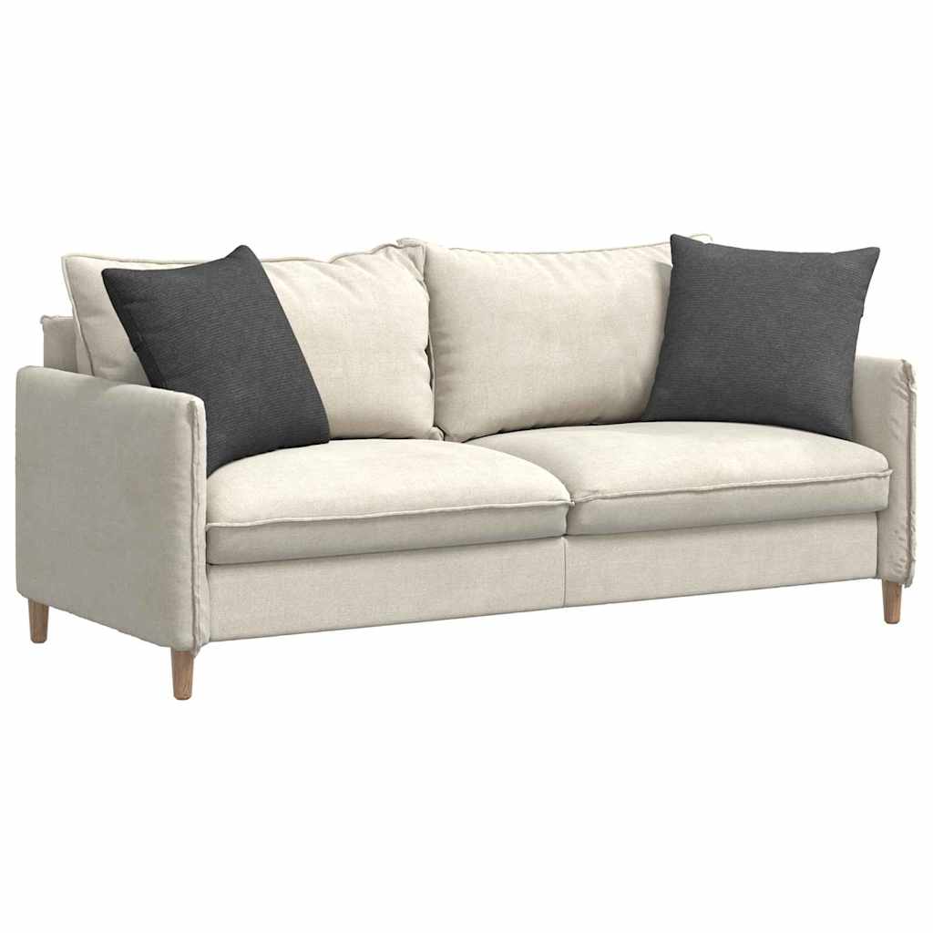 Sofakissen 2 pcs Dunkelgrau 50 x 50 cm Cordstoff