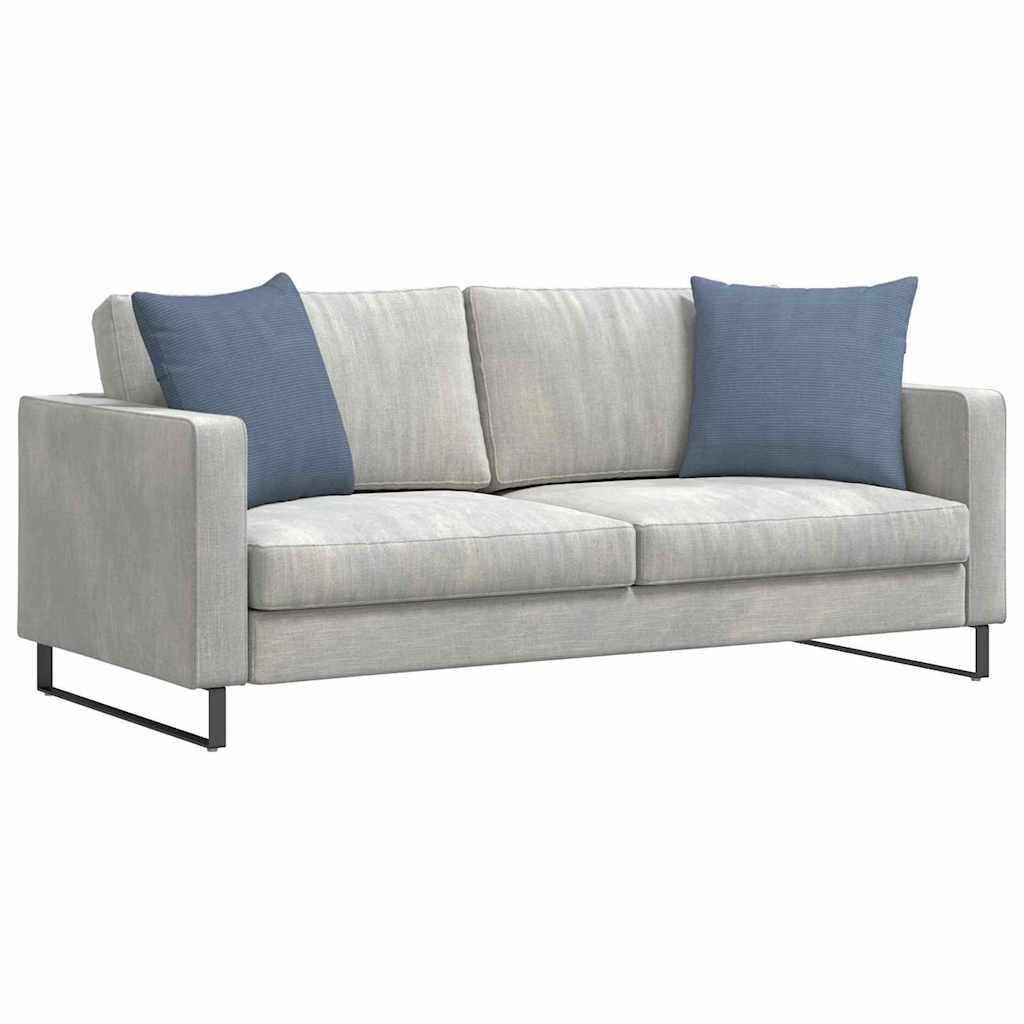 Sofakissen 2 pcs Blau 50 x 50 cm Cordstoff